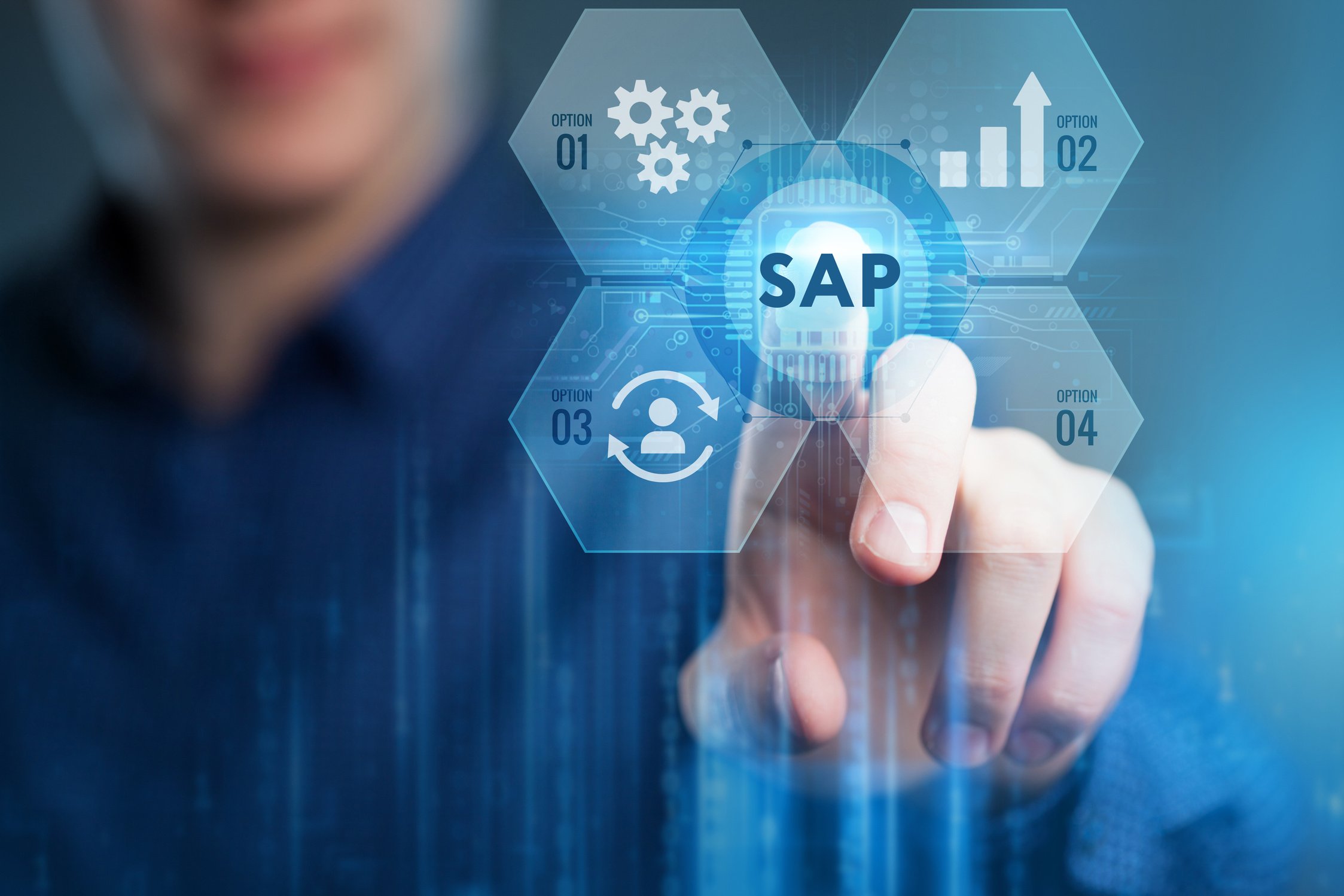 Business process automation software.  SAP